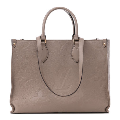 Louis Vuitton Empreinte Monogram Giant Onthego MM Tourterelle 1 of 18