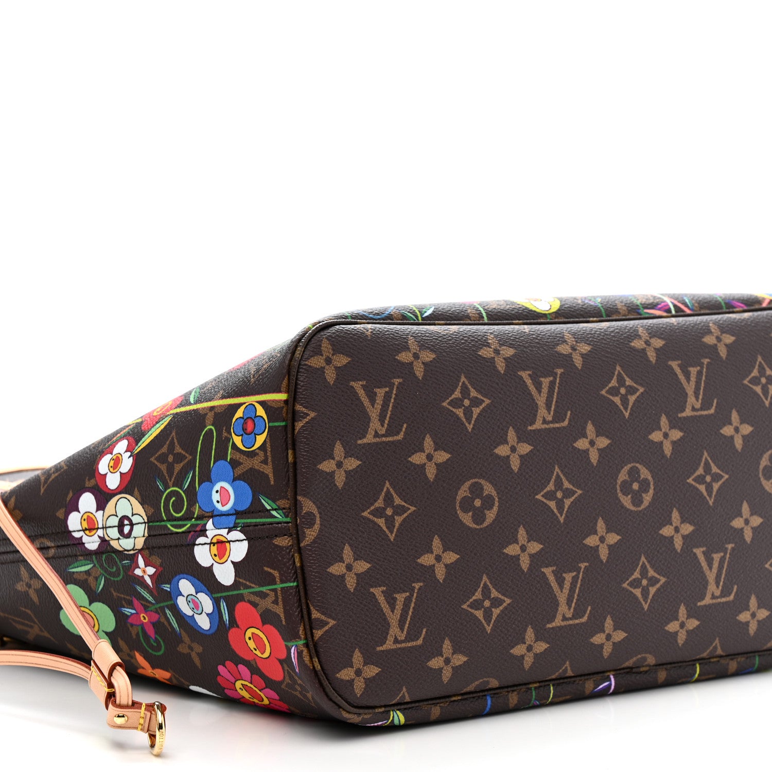 Louis Vuitton LV X TM Monogram Flowers Neverfull MM 9 of 10