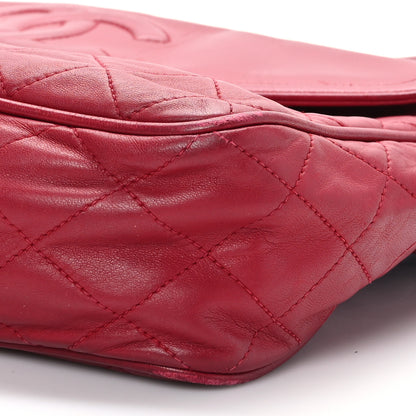 Chanel Lambskin Quilted CC Tassel Flap Camera Case Red 8 of 11