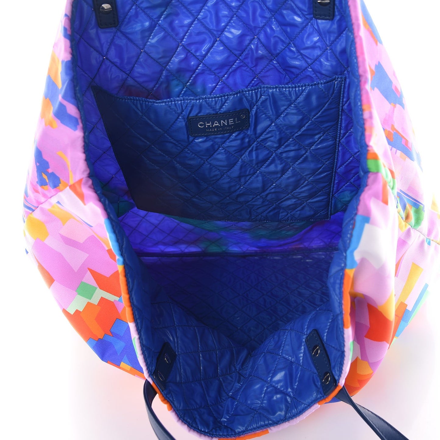 Nylon Printed CC Tote Multicolor