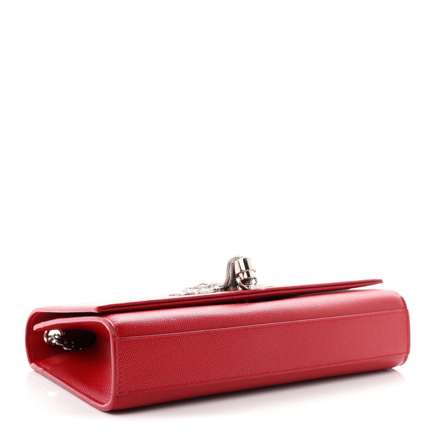 Grain De Poudre Medium Classic Monogram Kate Tassel Satchel Rouge Eros
