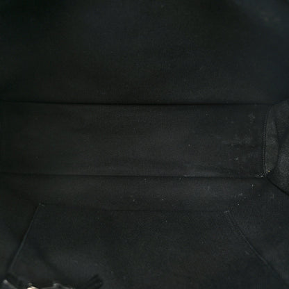 Saint Laurent Linen Calfskin Rive Gauche Tote Black 5 of 11