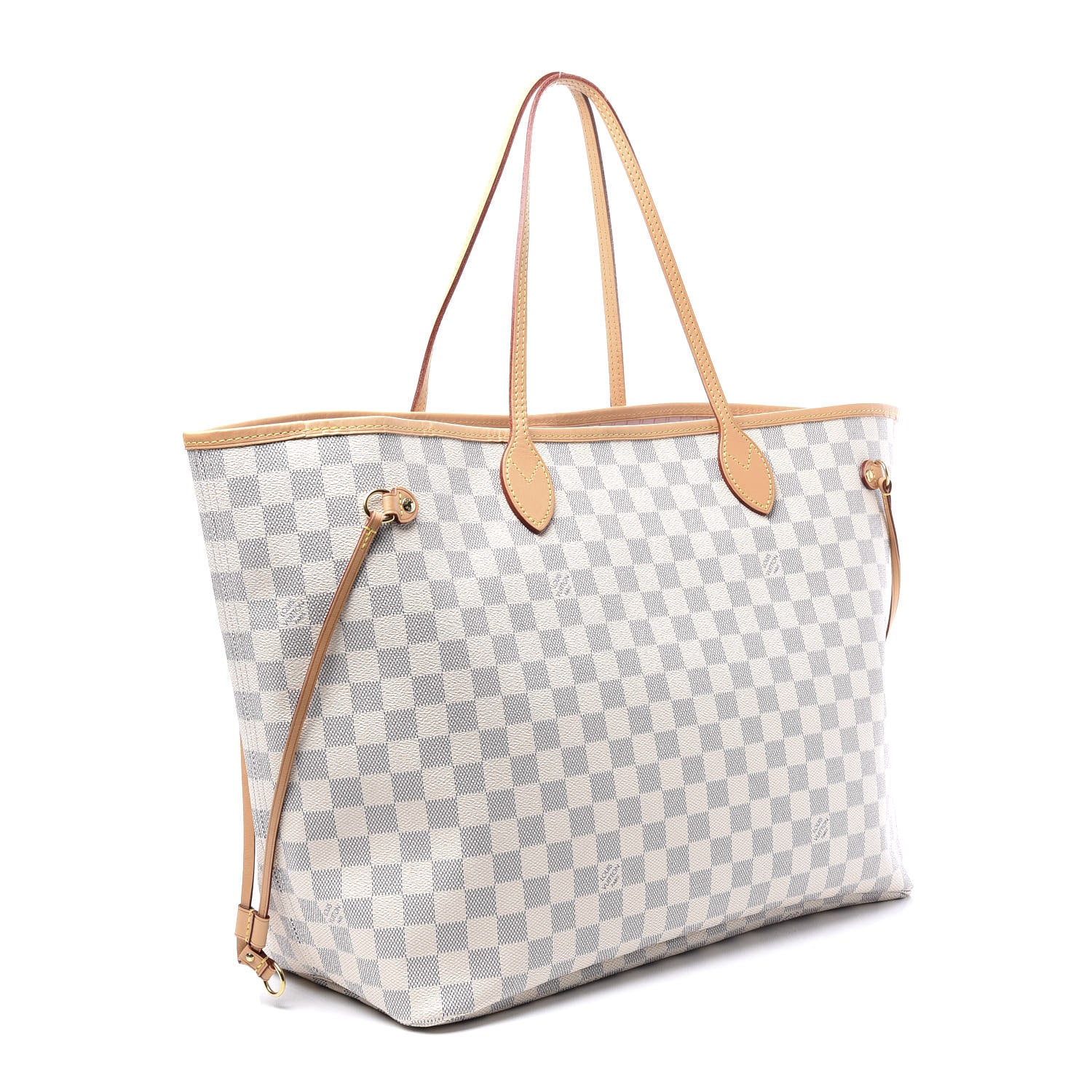 Louis Vuitton Damier Azur Neo Neverfull GM Rose Ballerine 2 of 10