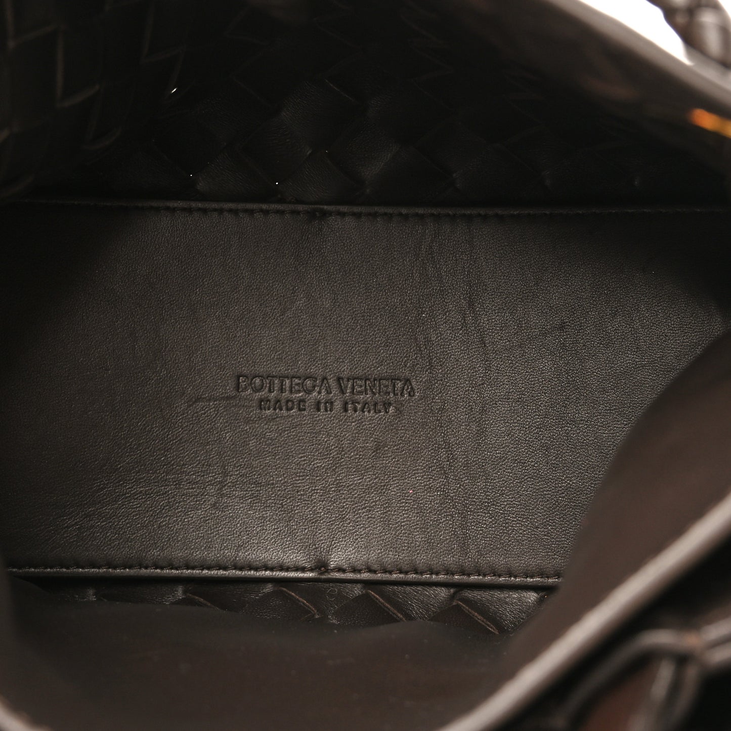 Nappa Intrecciato Small Andiamo Shoulder Bag Fondant