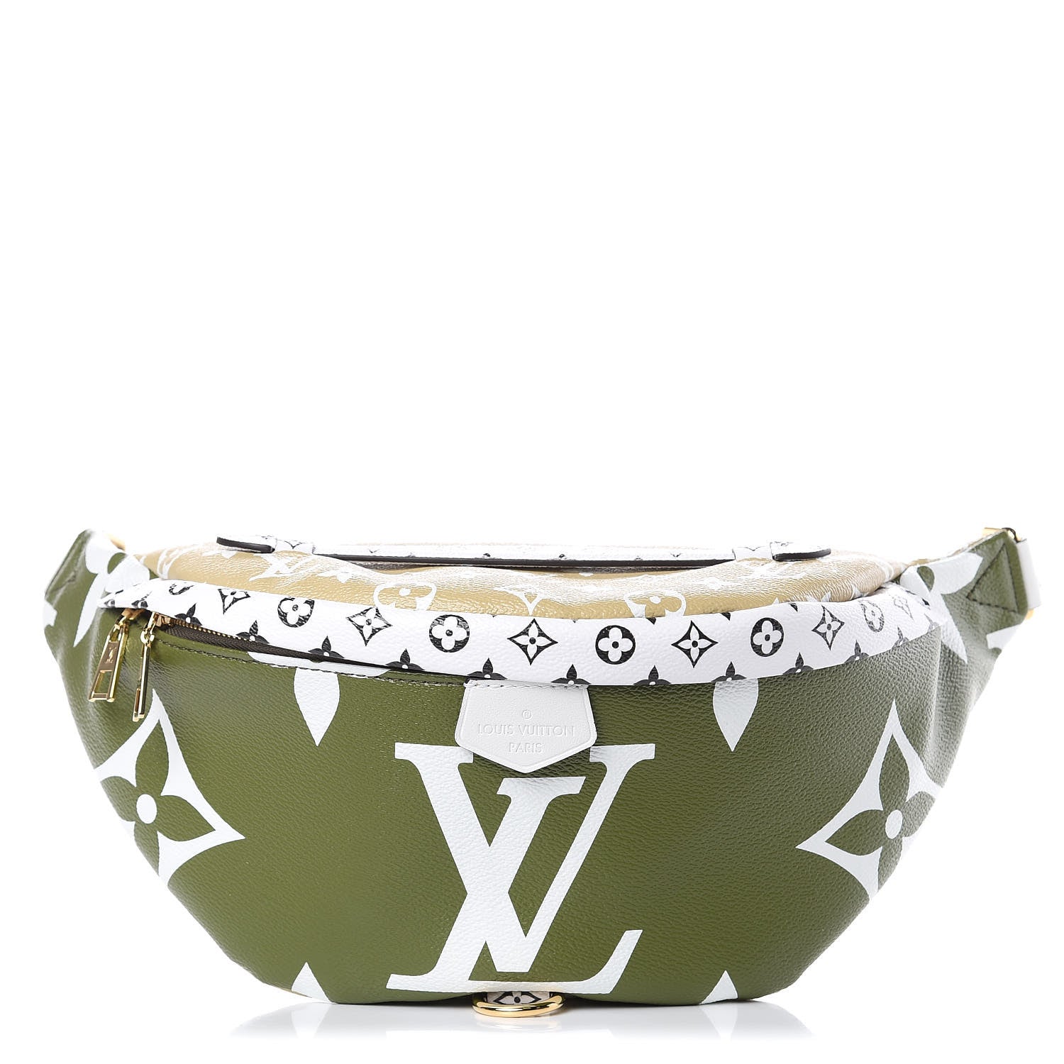 Louis Vuitton Monogram Giant Bumbag Kaki Beige 1 of 9