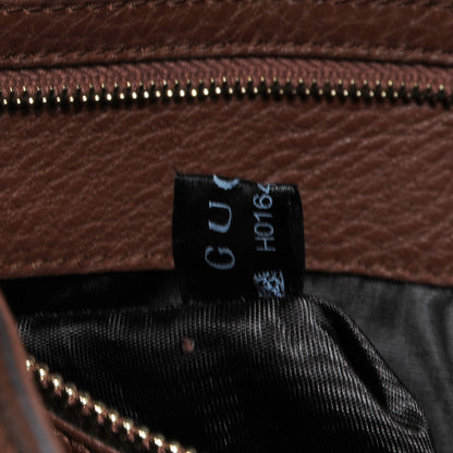 Gucci Leather Lady Tassel Top Handle Bag Nut Brown 6 of 9