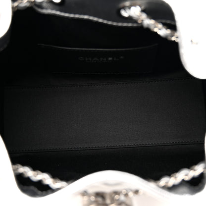 Chanel Metallic Caviar Quilted Mini Chanel 25 Handbag Silver 5 of 11
