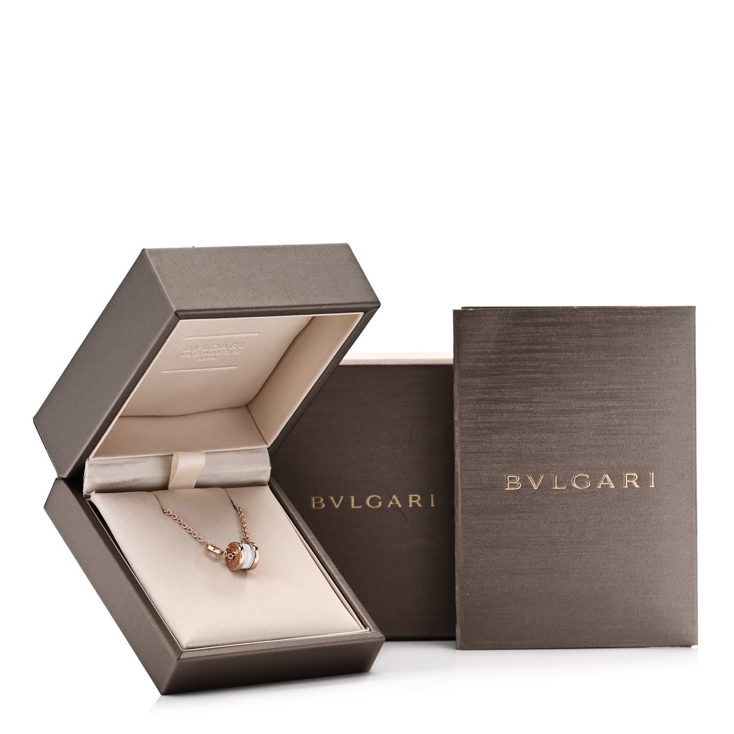 Bulgari 18K Rose Gold White Ceramic B.Zero1 Bracelet SM 7 of 7