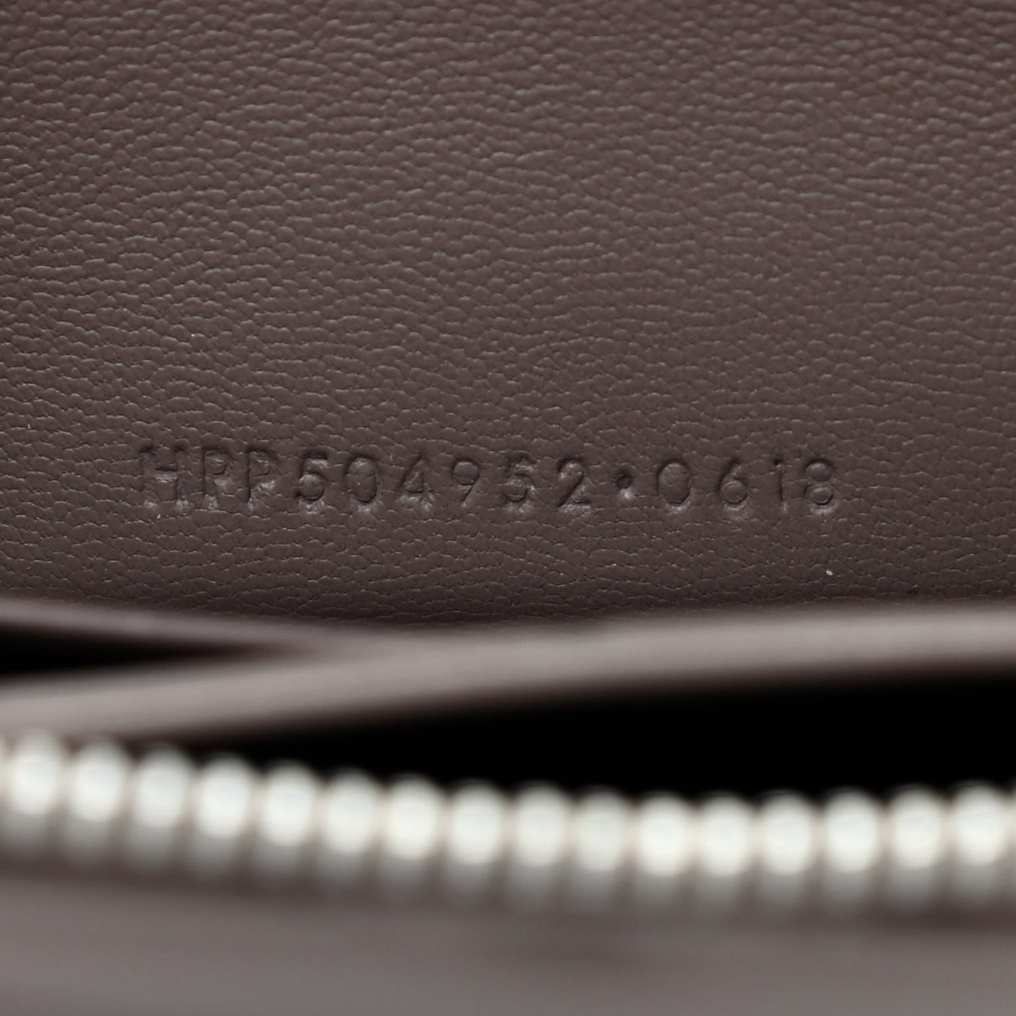 Calfskin Matelasse Chevron Monogram Zip Around Wallet Mink