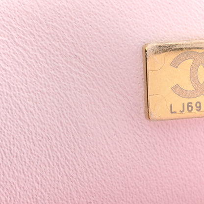 Chanel Lambskin Quilted Mini Top Handle Rectangular Flap Light Pink 7 of 12