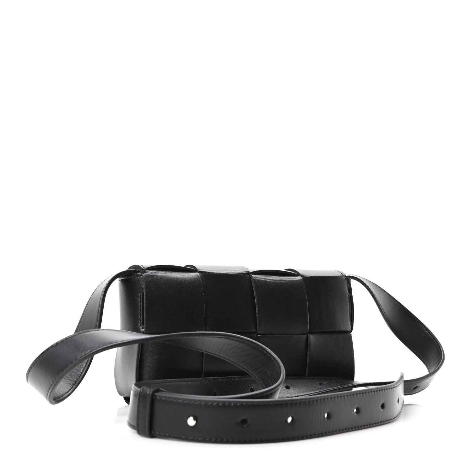 Bottega Veneta Nappa Maxi Intreccio The Belt Cassette Bag Black 3 of 9