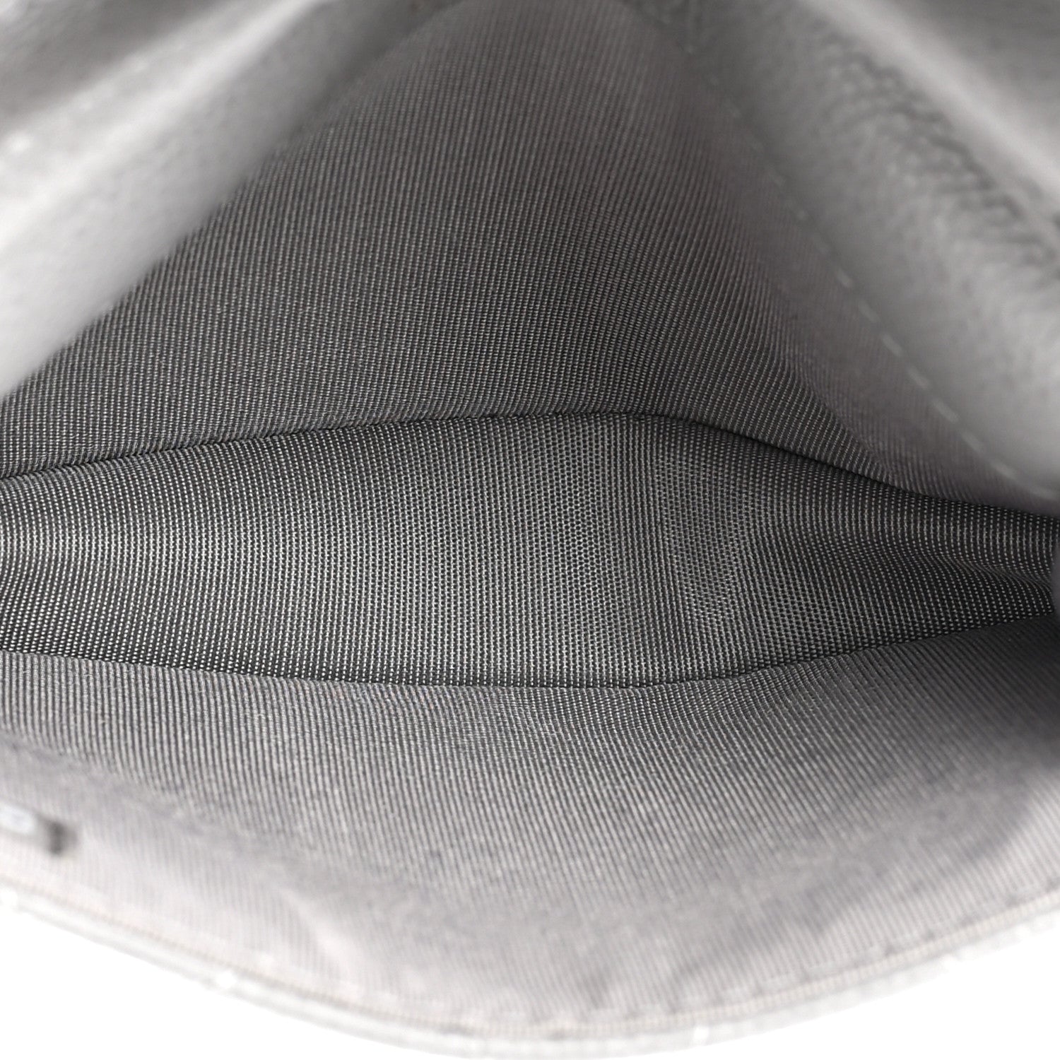 Chanel Caviar Quilted Miss Coco Clutch With Chain Grey 5 of 9