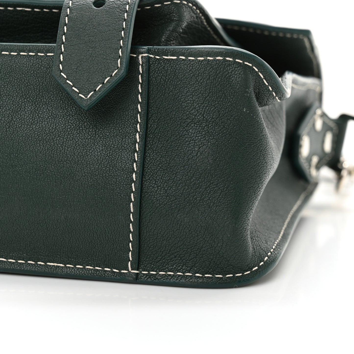 Lambskin Tiny PS1 Satchel Dark Green
