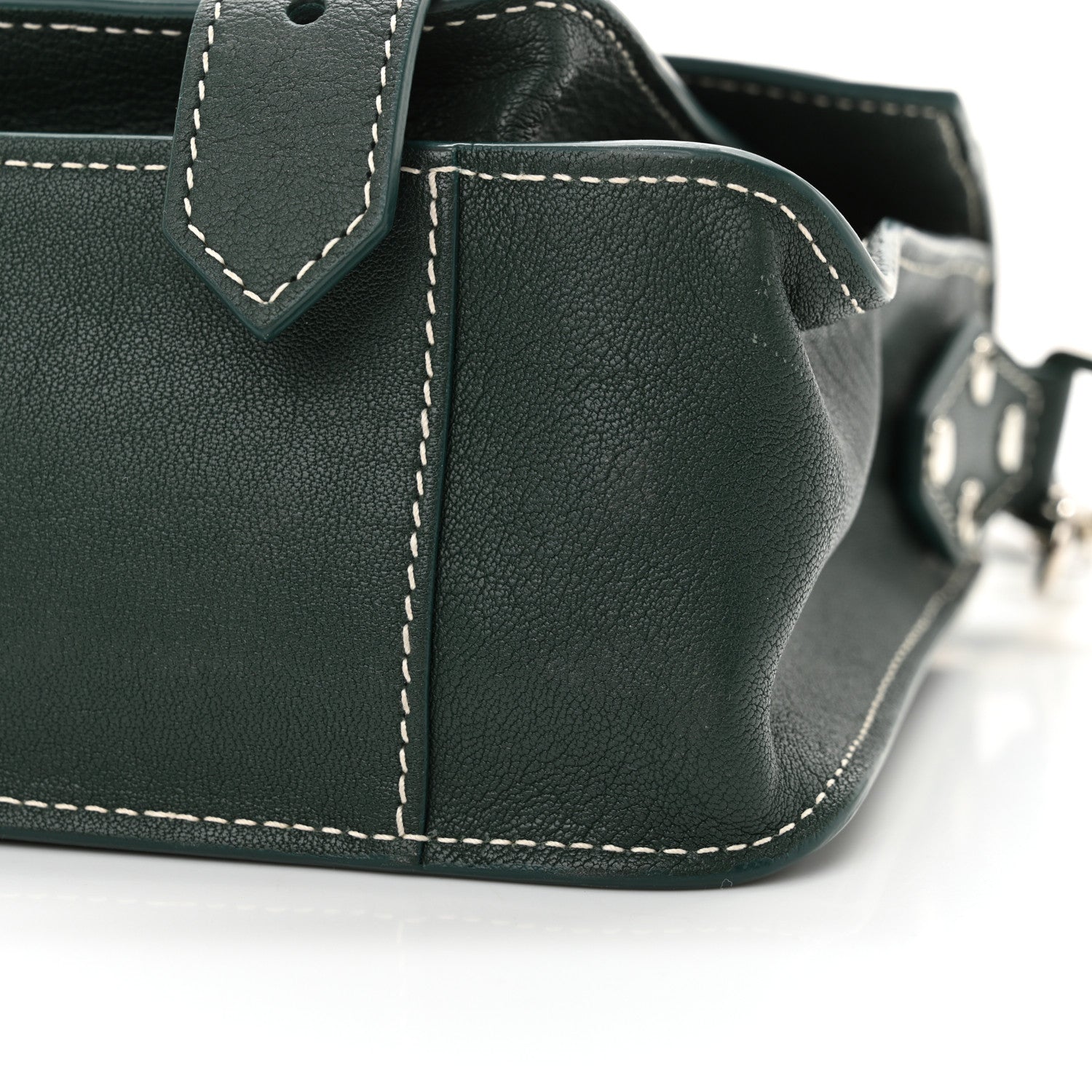 Proenza Schouler Lambskin Tiny PS1 Satchel Dark Green 11 of 11