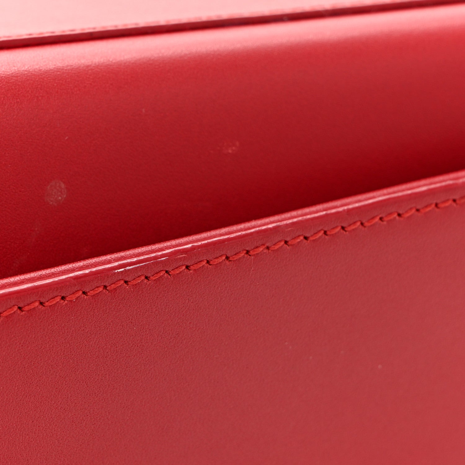 Saint Laurent Smooth Calfskin Medium Classic Monogram Kate Tassel Satchel Lipstick Red 13 of 13