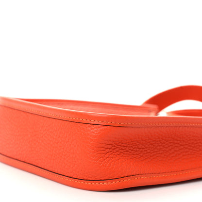 Hermes Taurillon Clemence Evelyne TPM Orange 8 of 9
