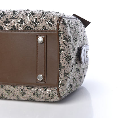 Louis Vuitton Sequin Monogram Sunshine Express Speedy Kaki 6 of 11