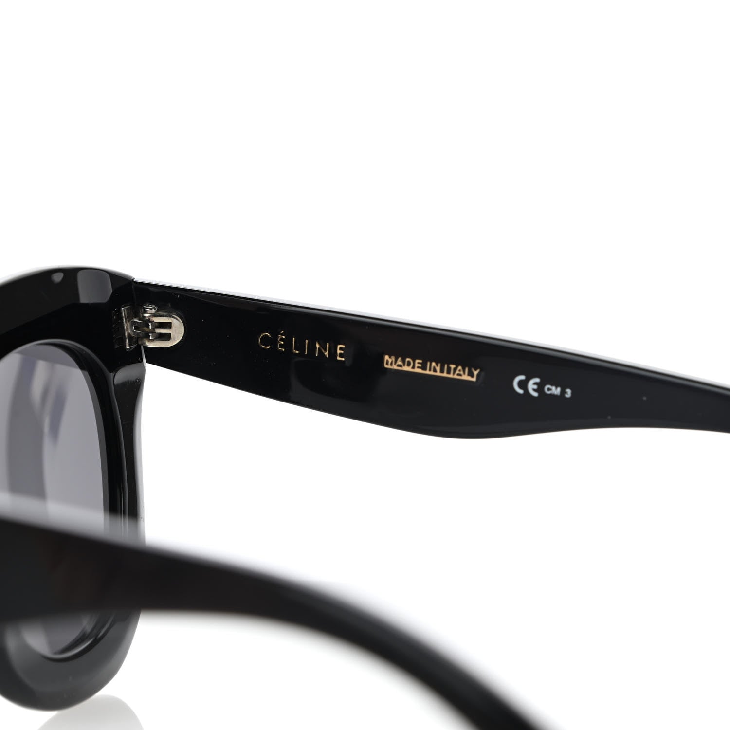 Celine Acetate Butterfly Sunglasses Black 5 of 10
