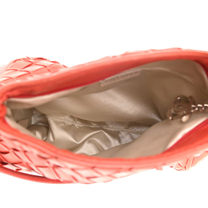 Chanel Lambskin Woven Medium Ultimate Soft Sombrero Hobo Red 5 of 12