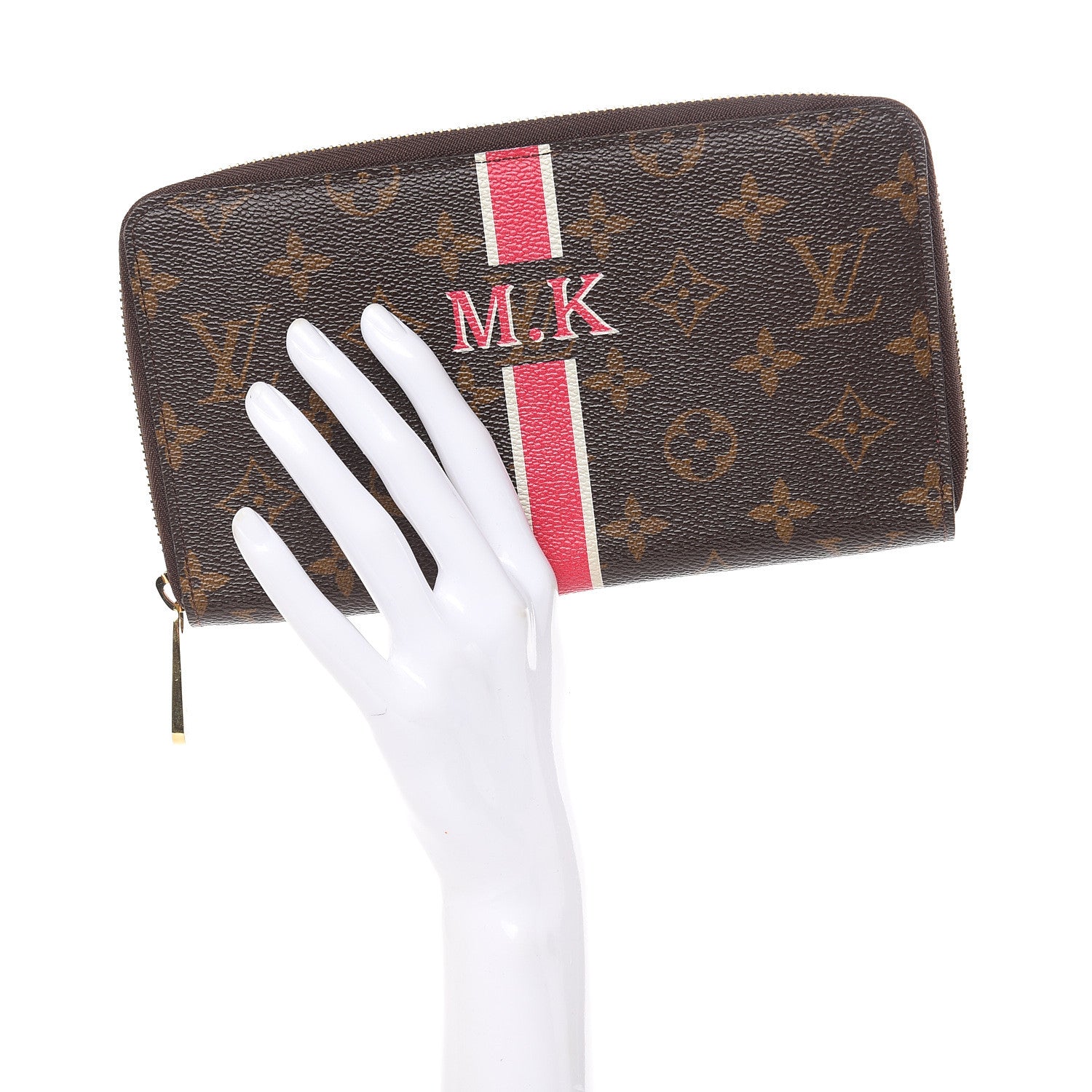 Louis Vuitton Monogram My LV Heritage Zippy Organizer Wallet Fuchsia White 2 of 12