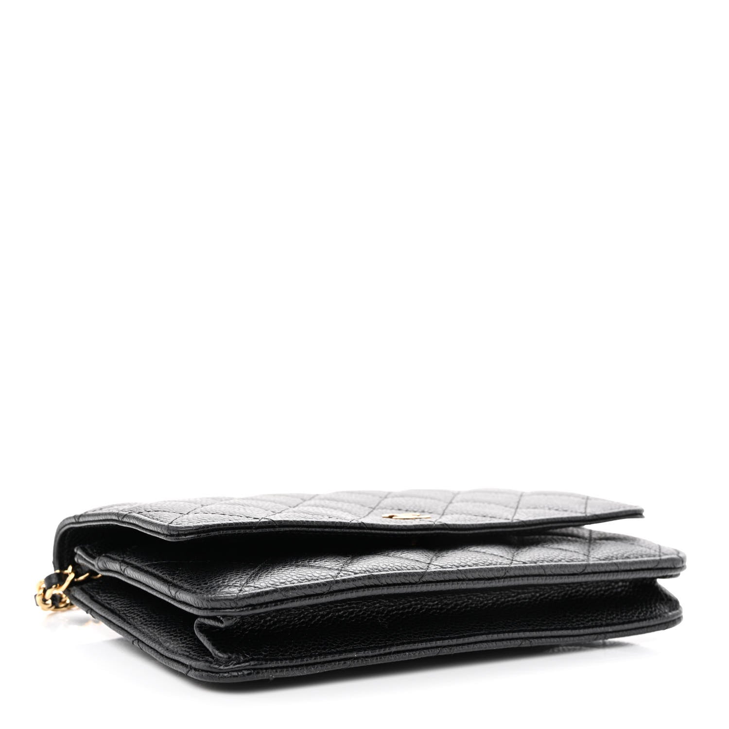 Chanel Caviar Quilted Wallet On Chain WOC Black 4 of 12