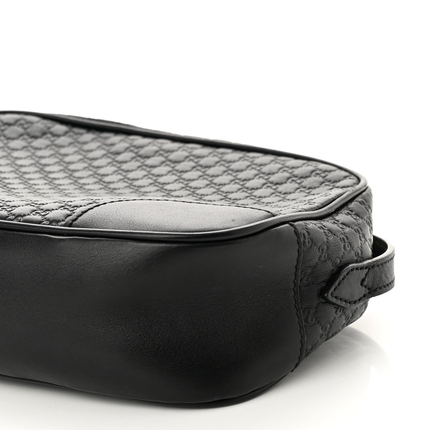 Microguccissima Mini Bree Messenger Bag Black