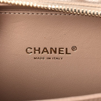 Chanel Caviar Quilted Small CC Filigree Vanity Case Beige 6 of 12