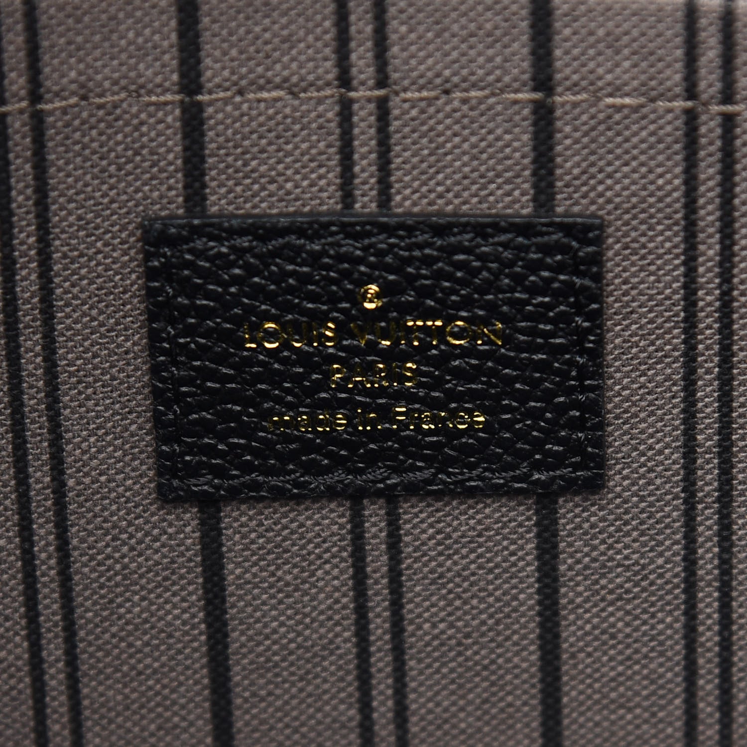 Louis Vuitton Empreinte Montaigne MM Black 6 of 9