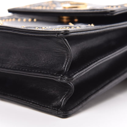 Christian Dior Lambskin Studded Vertical Diorama Black 7 of 10