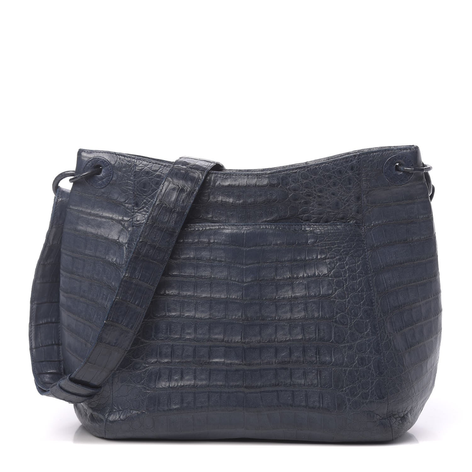 Nancy Gonzalez Crocodile Crossbody Bag Dark Blue 1 of 17