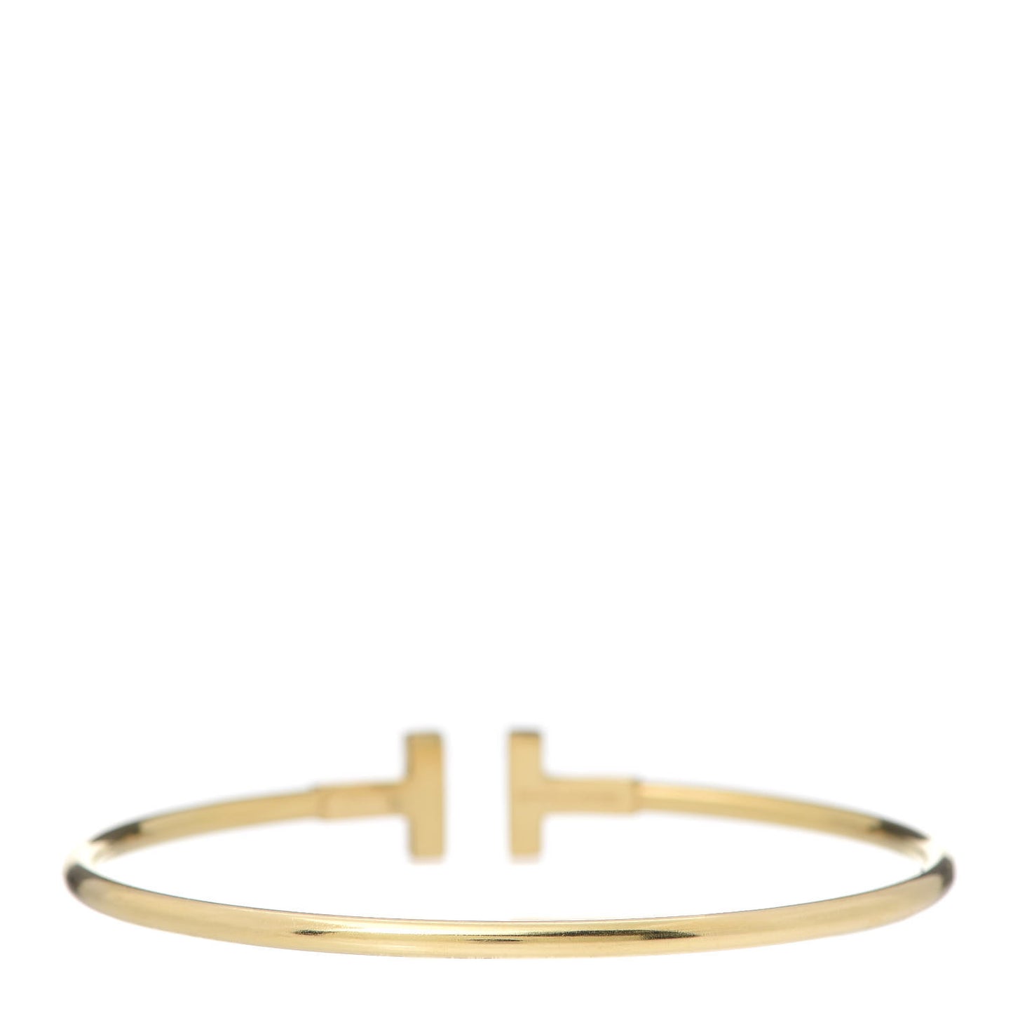 18K Yellow Gold T Wire Bracelet