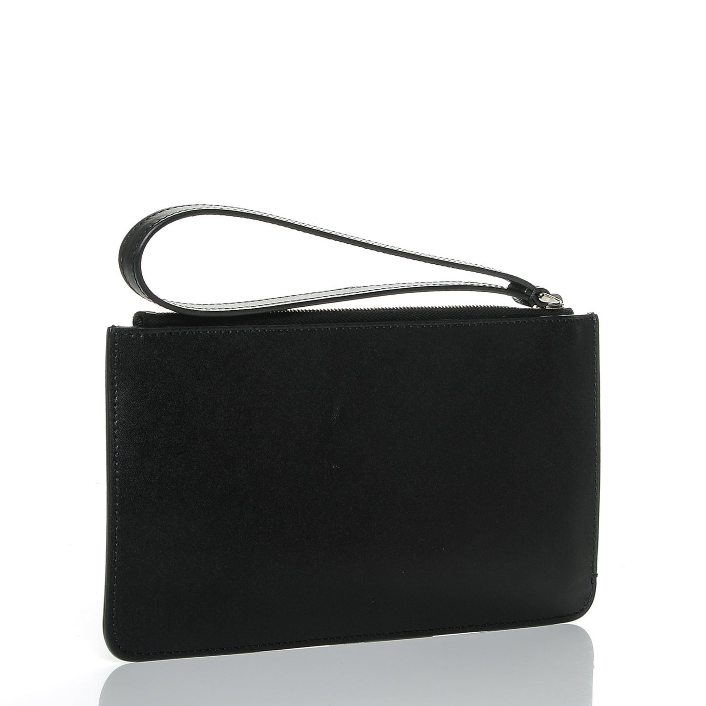 Vitello Liberty Studded Zip Pouch Black Multicolor
