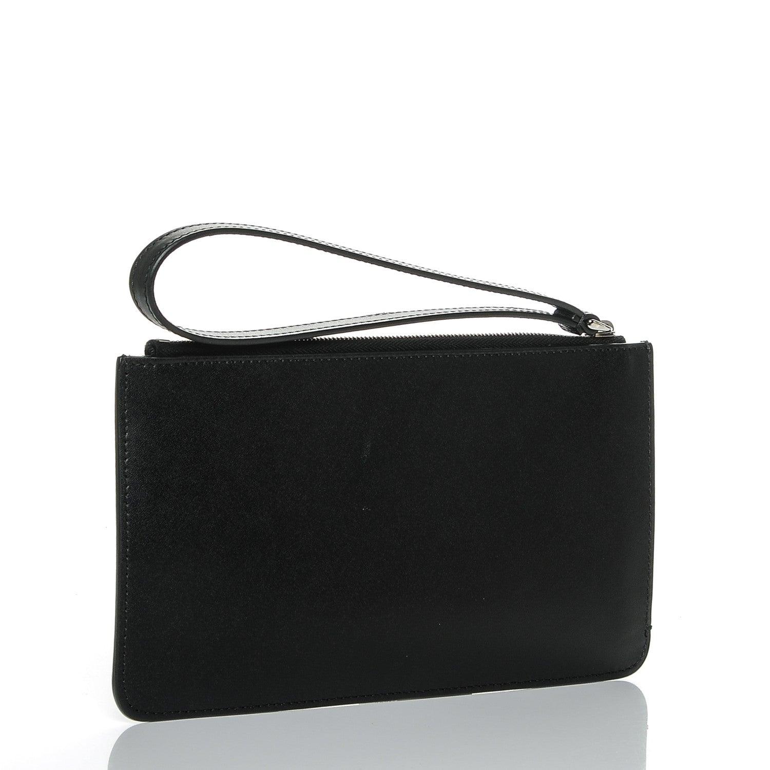 Fendi Vitello Liberty Studded Zip Pouch Black Multicolor 3 of 7