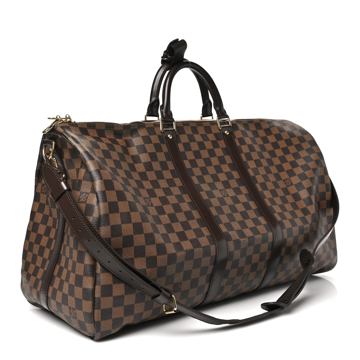 Louis Vuitton Damier Ebene Keepall Bandouliere 55 2 of 8