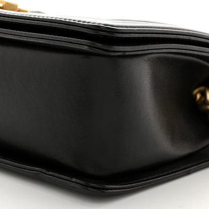 Chanel Caviar Suede Calfskin Chevron Medium Boy Flap Black 10 of 10