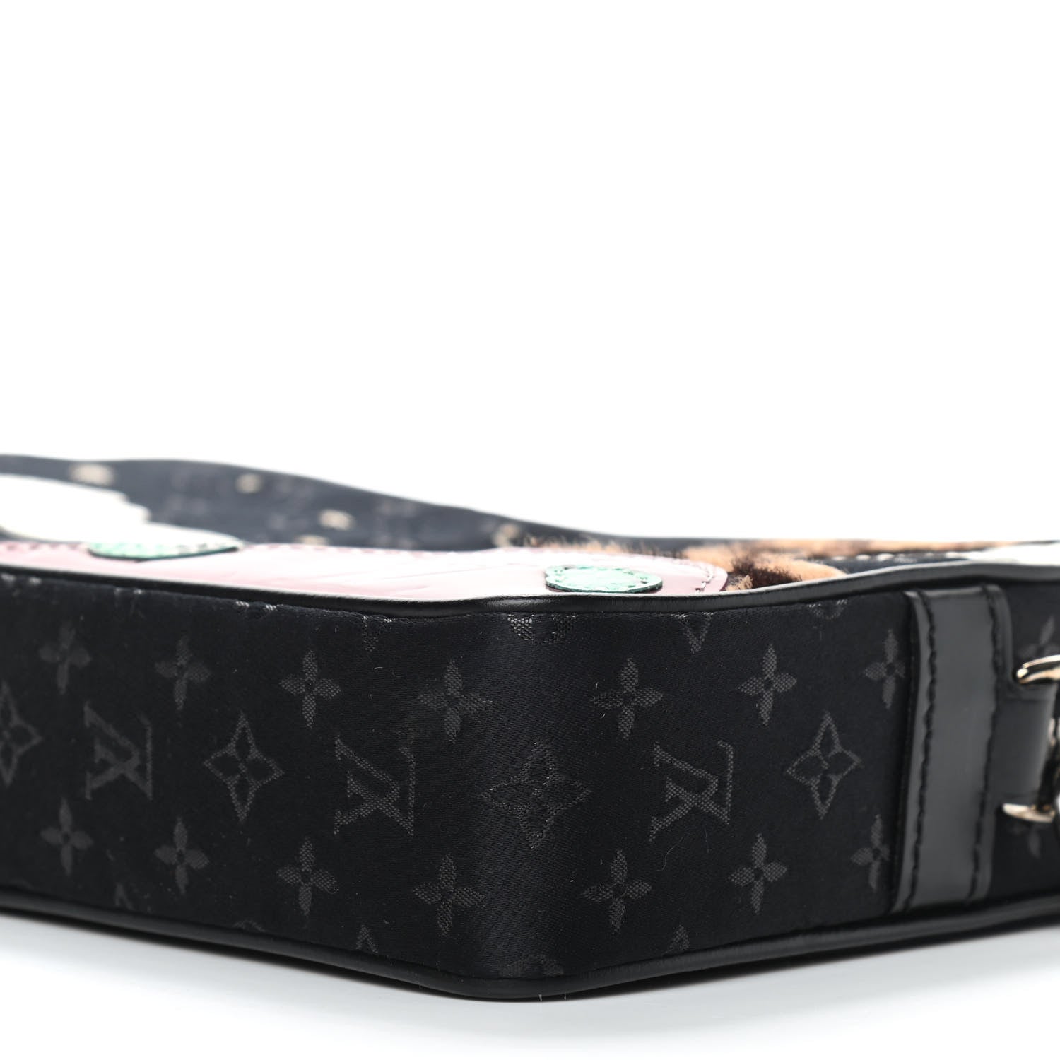 Louis Vuitton Satin Mini Monogram Conte De Fees Pochette Black 8 of 8