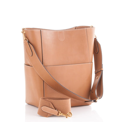 Celine Natural Calfskin Sangle Bucket Bag Light Camel 3 of 6