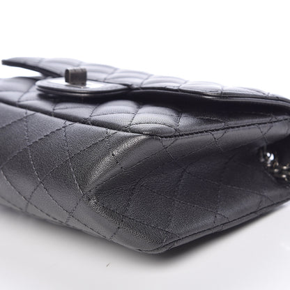 Chanel Metallic Sheepskin Quilted 2.55 Reissue Mini Flap Dark Silver 8 of 12