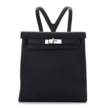 Hermes Togo Kelly Ado Backpack Bleu Nuit 1 of 11