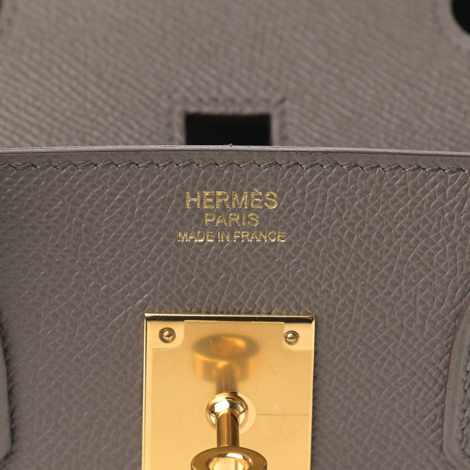 Hermes Epsom Birkin Sellier 30 Etain 6 of 12