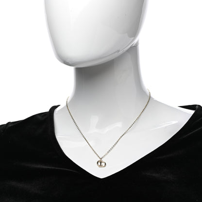 Christian Dior Metal CD Necklace Gold 3 of 6