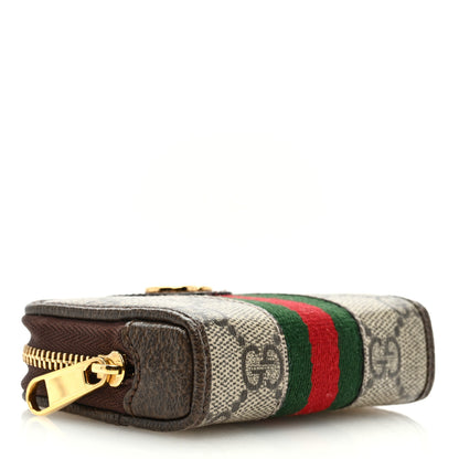 Gucci GG Supreme Monogram Web Ophidia Playing Card Case Beige New Acero 4 of 7