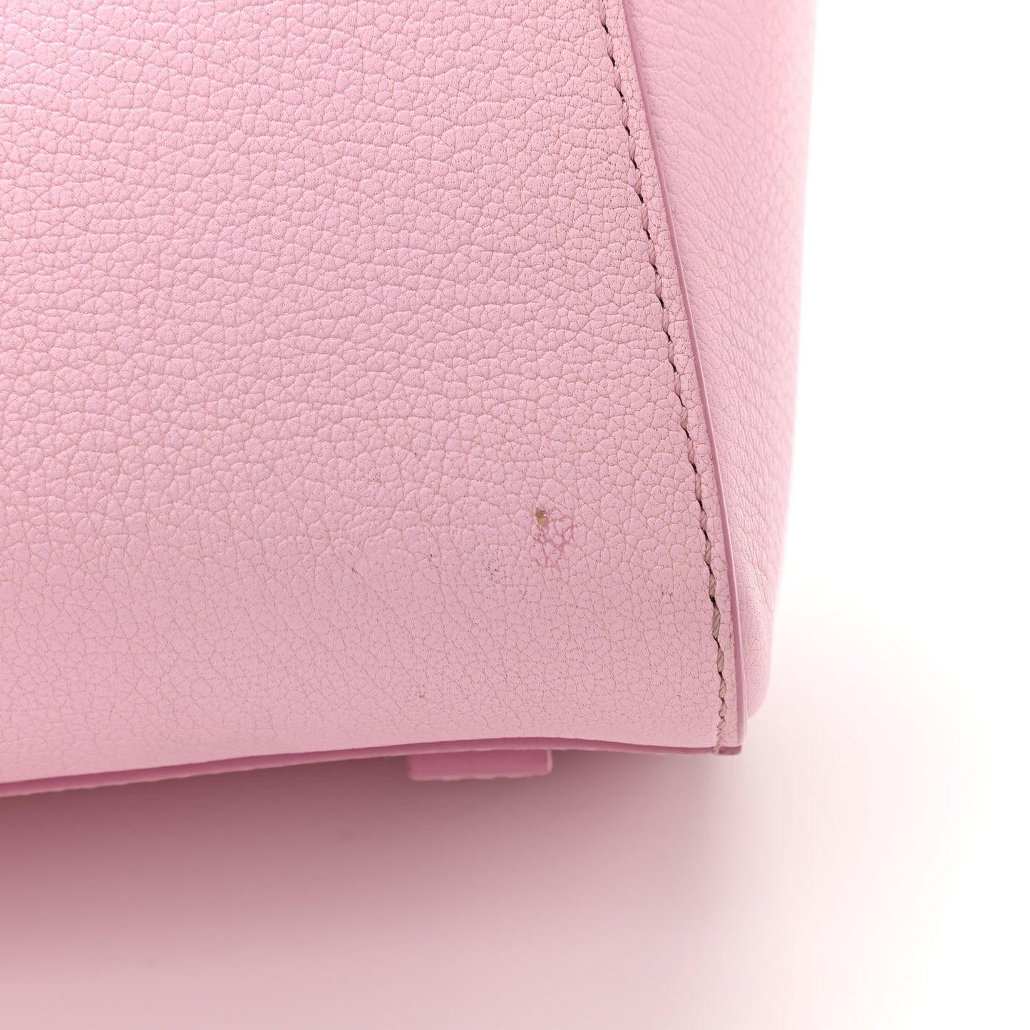 Sugar Goatskin Mini Antigona Bright Pink