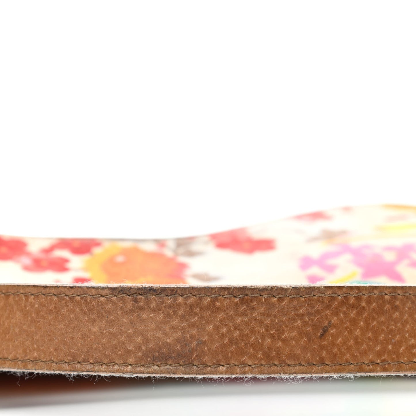 Canvas Floral Saddle Bag
