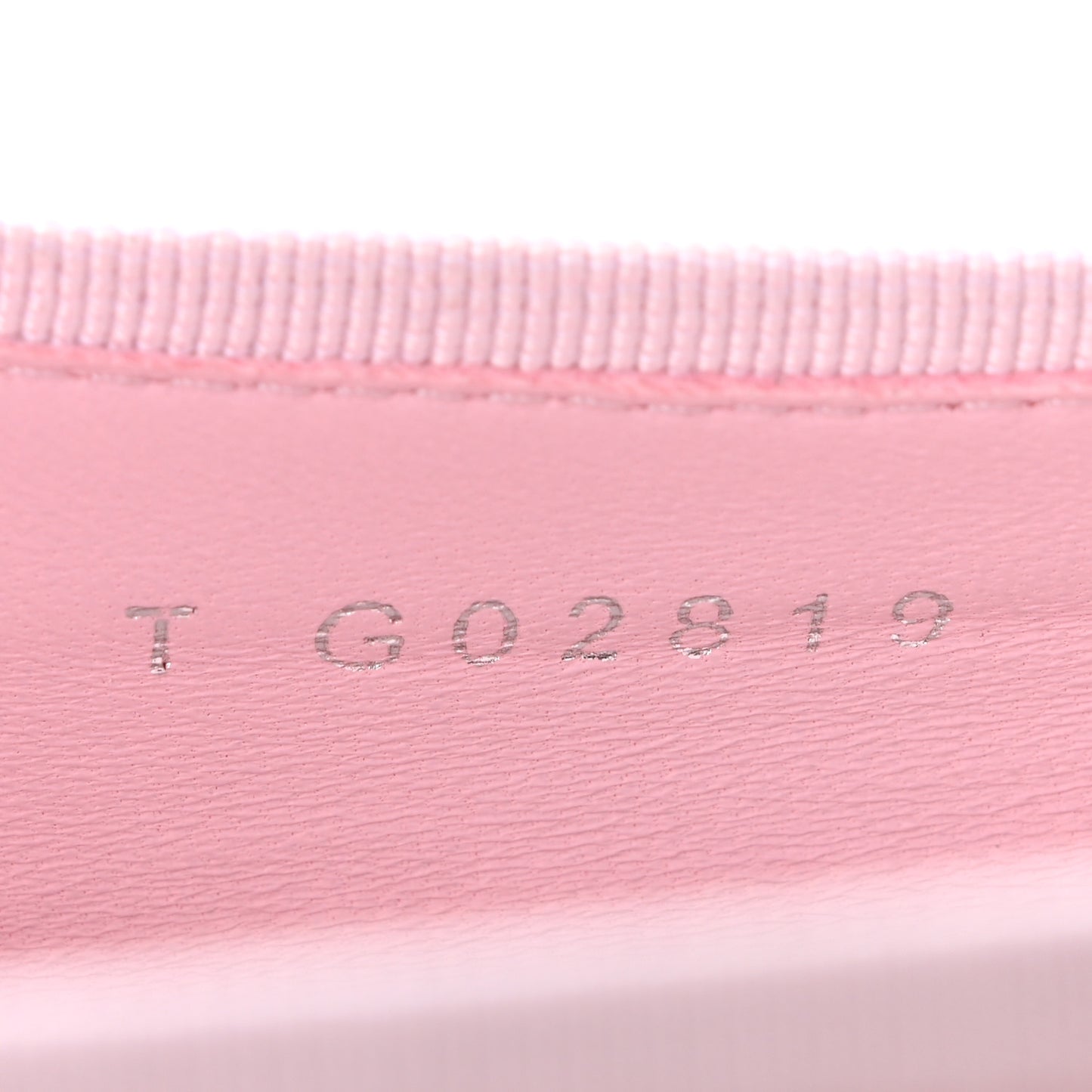Patent Calfskin Cap Toe CC Ballerina Flats 36.5 Light Pink Dark Pink