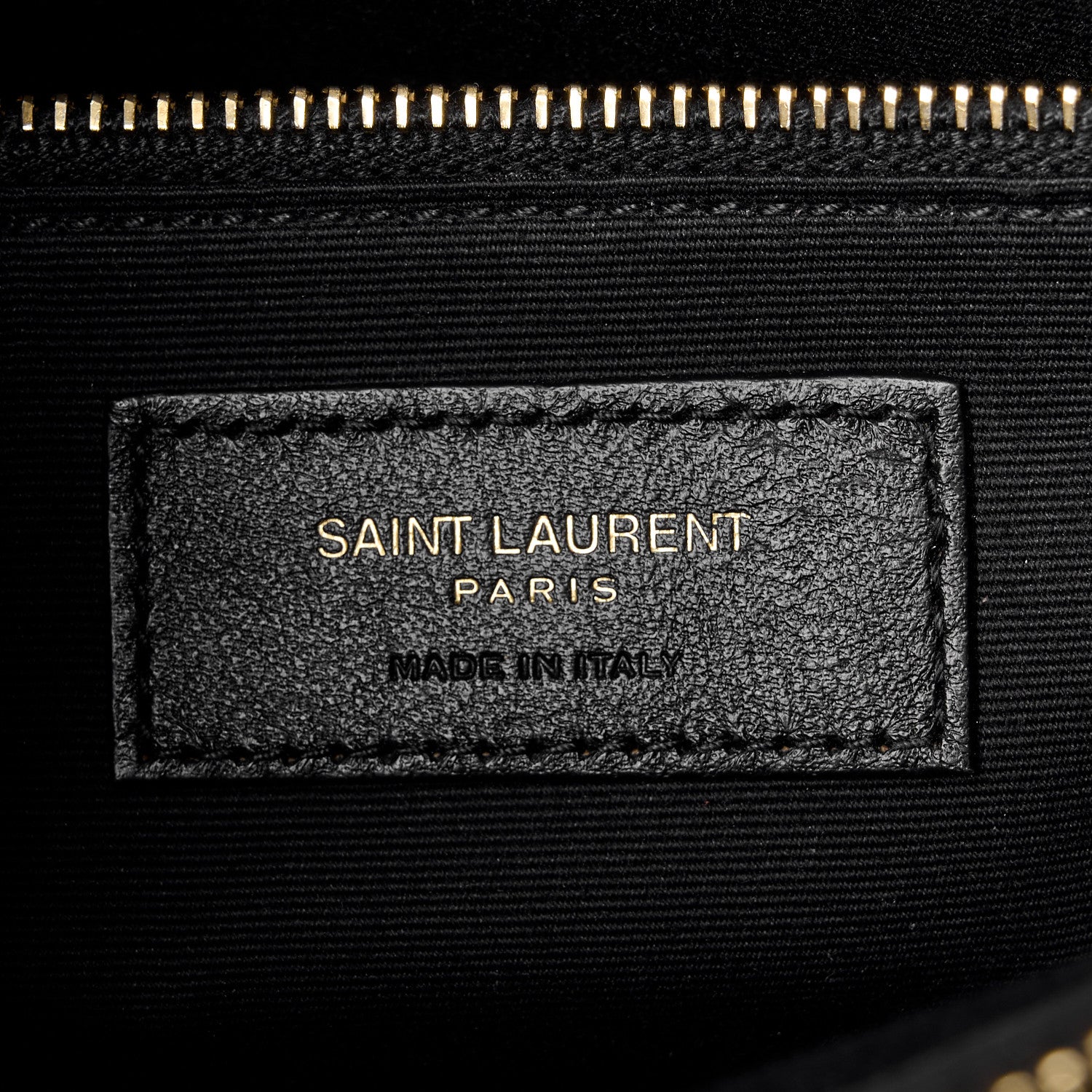 Saint Laurent Calfskin Y Quilted Monogram Large Loulou Chain Satchel Black 7 of 11