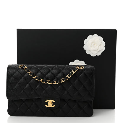 Chanel Caviar Quilted Medium Double Flap Black 11 of 11