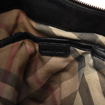 Burberry Lambskin Maggie Soft Knot Hobo Black 9 of 12