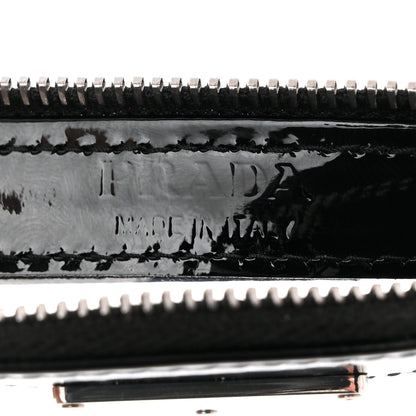 Prada Vernice PVC Card Holder Black 6 of 8