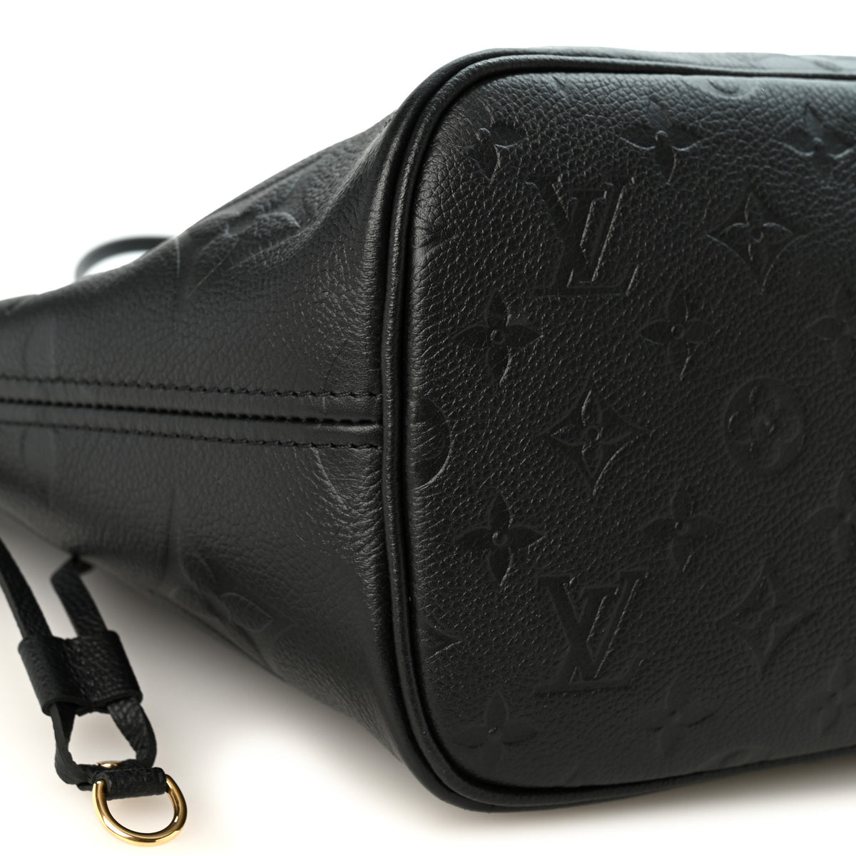 Louis Vuitton Empreinte Monogram Giant Neverfull MM Black 9 of 11